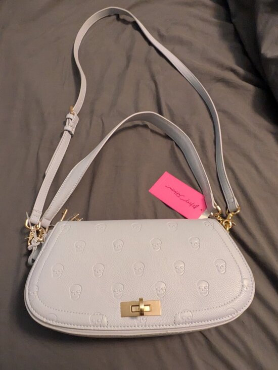 Betsey Johnson Handbags - Betsey Johnson Skull Embossed Crossbody Bag